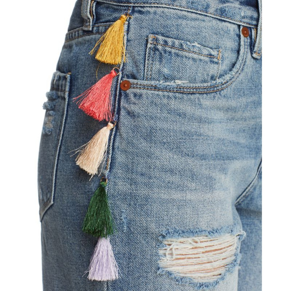 BlankNYC Sonic Bloom Denim Shorts High Rise - Picture 5 of 6